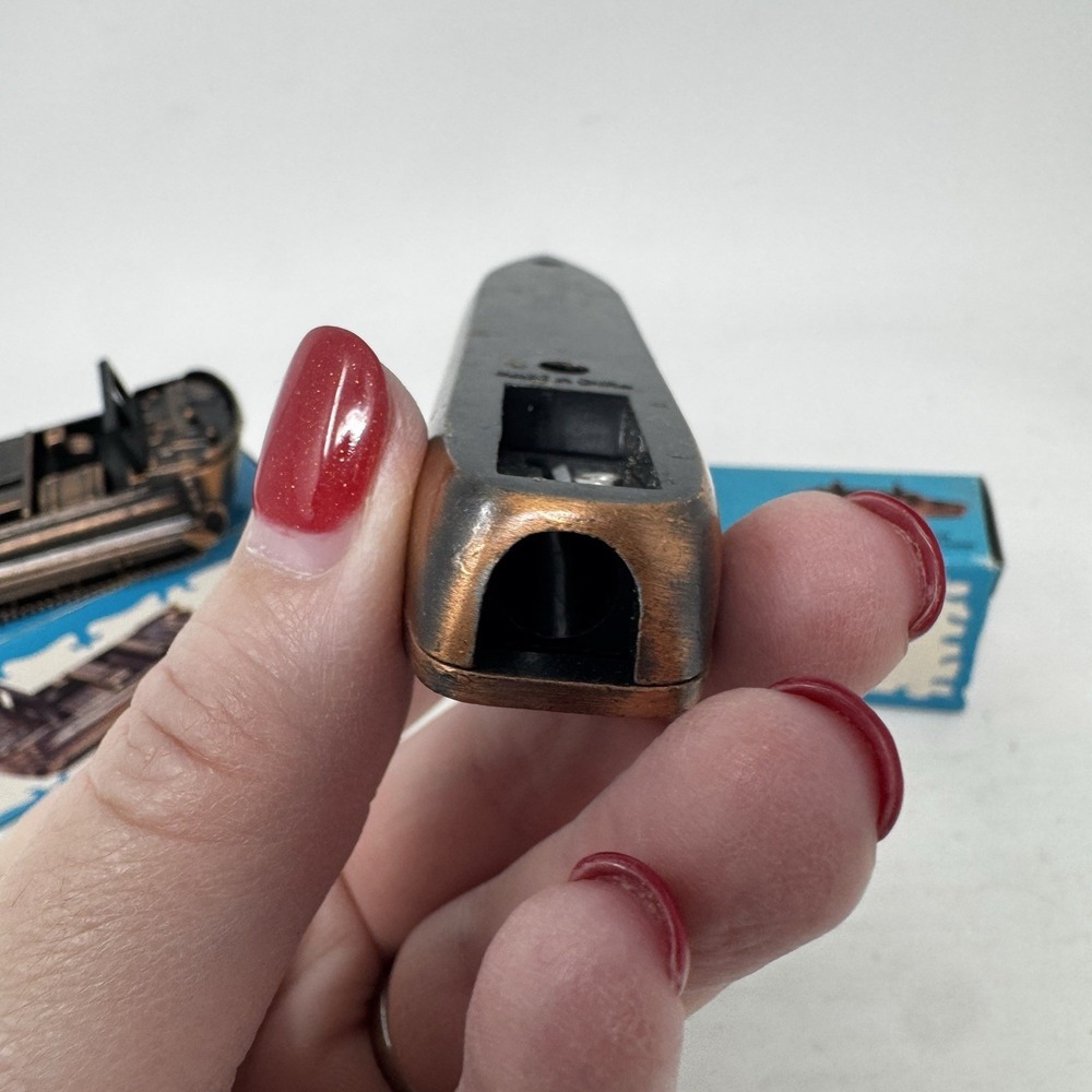 Vintage Die Cast Military Mini Pencil Sharpeners Ship Boat Miniature Lot of 2 - Picture 7 of 11